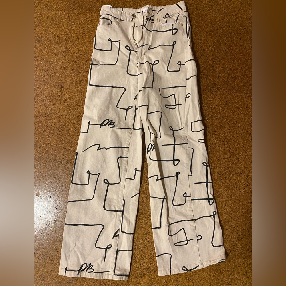 WeWoreWhat Abstract Scribble Jean